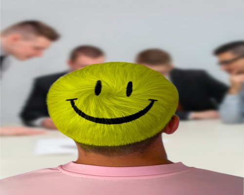 Customer service team friendly meeting